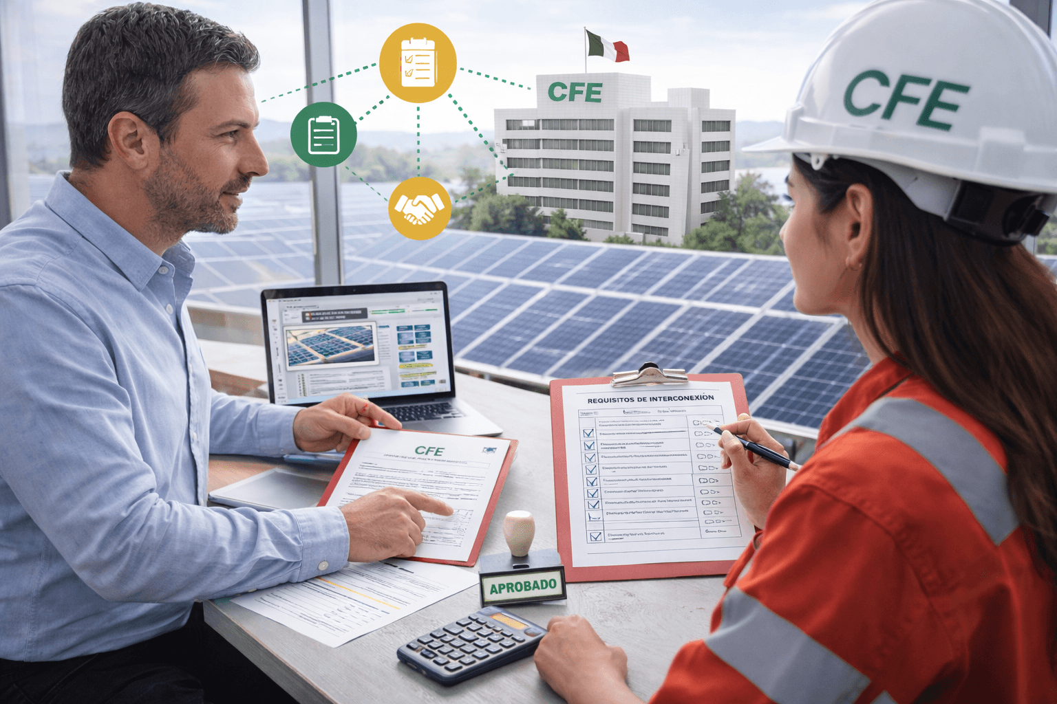 Gestoría de CFE para proyectos fotovoltaicos