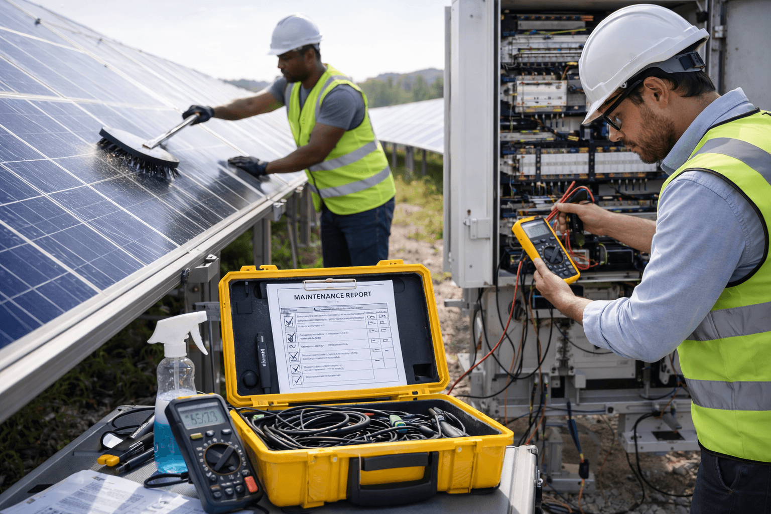 Mantenimiento preventivo y correctivo fotovoltaico