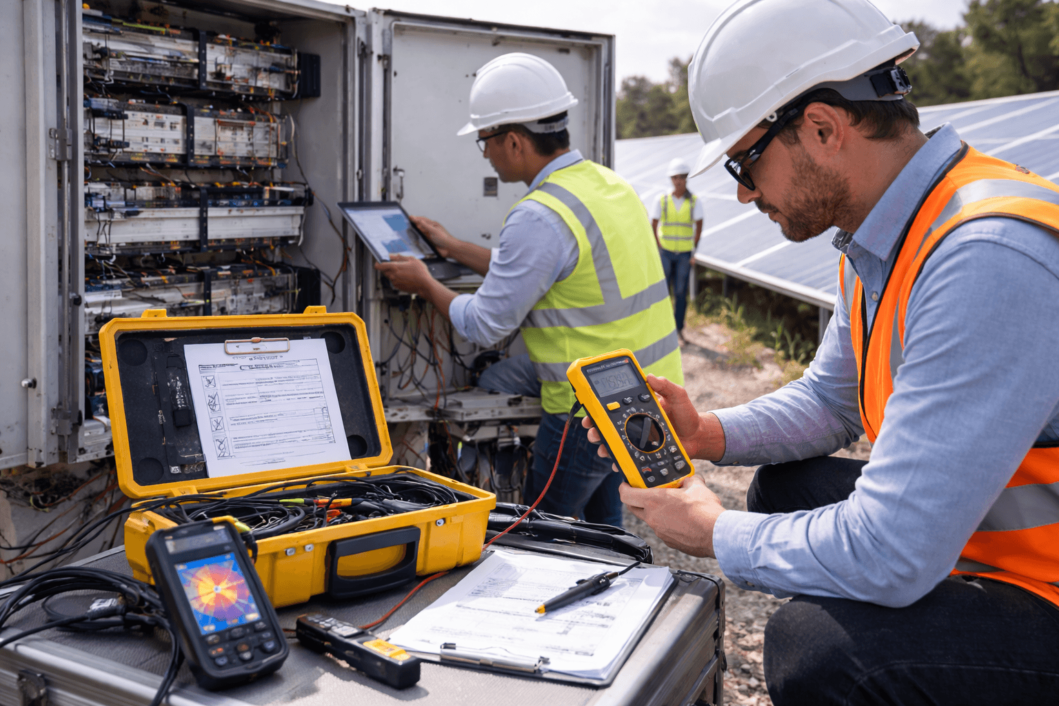 Pruebas y puesta en marcha fotovoltaica